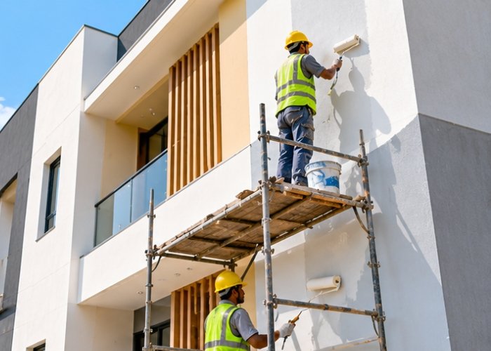 Exterior building finishing and maintenance